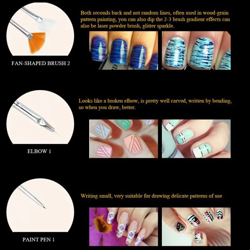 Gel Polish Nail Brush for Manicure Tool Set 3D Pen Gel Acrylic Brushes Liner Nails Accessoires Decoration Brushes
Gel Polish Nail Brush for Manicure Tool Set 3D Pen Gel Acrylic Brushes Liner Nails Accessoires Decoration Brushes