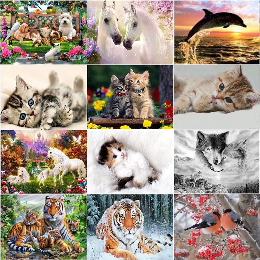 5D diamante pintura tigre gato perro animal DIY kit de punto de cruz ronda diamante mosaico bordado patrón pintura decorativa
5D diamante pintura tigre gato perro animal DIY kit de punto de cruz ronda diamante mosaico bordado patrón pintura decorativa