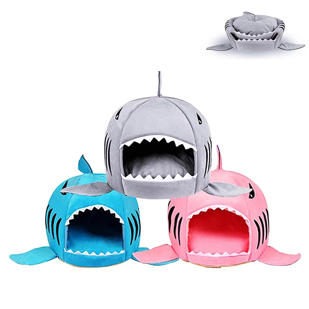 3 Colors Dog House Shark Cat's Shark Bed Dog Toys Hamster Cage Pet Soft Dog House Foldable Bed Tent Pet Products Supplies
3 Colors Dog House Shark Cat's Shark Bed Dog Toys Hamster Cage Pet Soft Dog House Foldable Bed Tent Pet Products Supplies