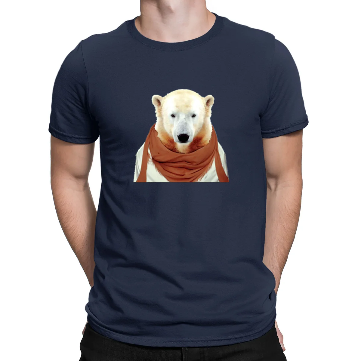 Summer White bear Print T-shirt Fashion Men Short Sleeve Animal Chimpanzee Harajuku Top Casual Streetwear Top men's T-shi
Summer White bear Print T-shirt Fashion Men Short Sleeve Animal Chimpanzee Harajuku Top Casual Streetwear Top men's T-shi