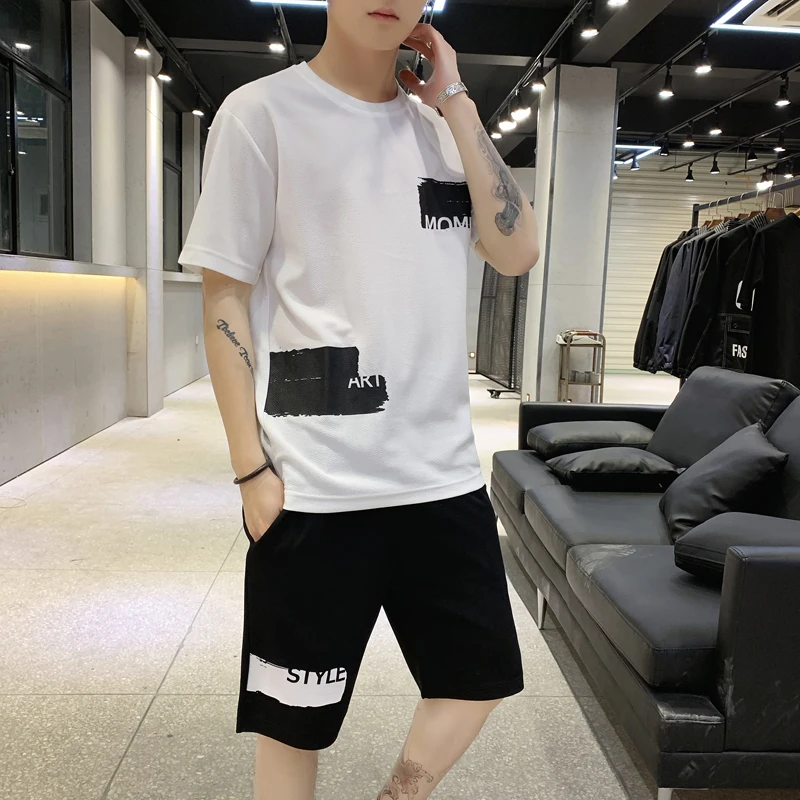 Hip Hop Tracksuit Men 2020 Summer Male Sportswear Set Brand Fashion Print Shorts + T shirt Mens Suit 2 Pieces Sets Plus Size 4XL
Hip Hop Tracksuit Men 2020 Summer Male Sportswear Set Brand Fashion Print Shorts + T shirt Mens Suit 2 Pieces Sets Plus Size 4XL