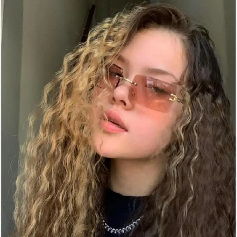 Rimless Sunglasses Rectangle Fashion Popular Women Men Shades Small Square Sun Glasses For Female Summer Traveling Brown Oculos
Rimless Sunglasses Rectangle Fashion Popular Women Men Shades Small Square Sun Glasses For Female Summer Traveling Brown Oculos