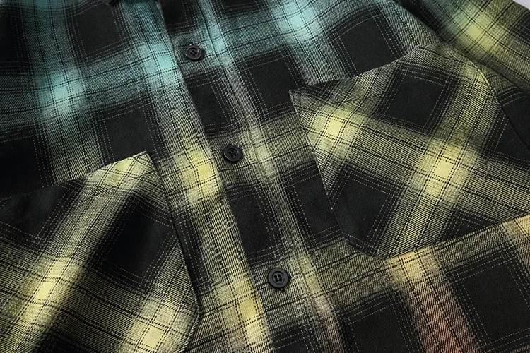 Fashion popular logo plaid print doodle button men's loose long sleeve shirts in spring/summer 2021 Hip Hop
Fashion popular logo plaid print doodle button men's loose long sleeve shirts in spring/summer 2021 Hip Hop