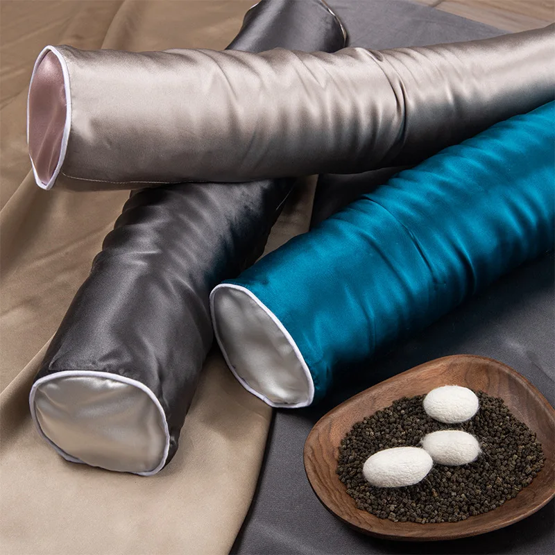 Silk silk cylindrical pillow 100 mulberry silk wrap cervical vertebrae correction neck silkworm sand pillow core
Silk silk cylindrical pillow 100 mulberry silk wrap cervical vertebrae correction neck silkworm sand pillow core