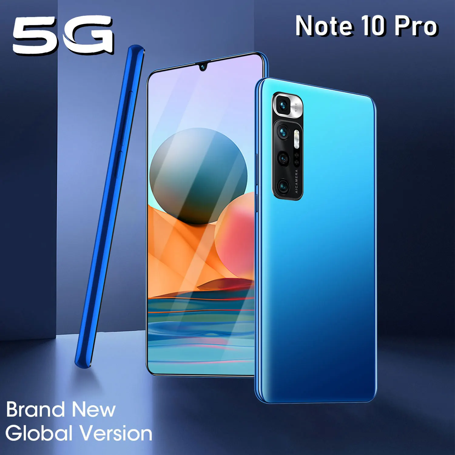 2021 New Version Note 10 Pro Smartphone Celular 12GB+512GB Android Cellphone 4G/5G Telephone 24+48MP Camera 5000mAh Mobile Phone
2021 New Version Note 10 Pro Smartphone Celular 12GB+512GB Android Cellphone 4G/5G Telephone 24+48MP Camera 5000mAh Mobile Phone