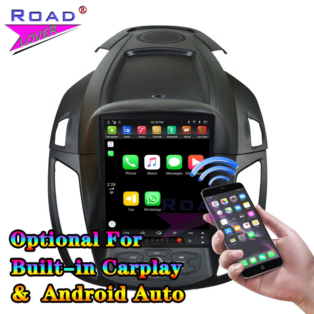 For Ford KUGA 2013-2017 Tesla Style Car Multimedia Player Android 9.0 PX6 4G+64G 6 Core 9.7" GPS Navigation Radio Tape Recorder
For Ford KUGA 2013-2017 Tesla Style Car Multimedia Player Android 9.0 PX6 4G+64G 6 Core 9.7" GPS Navigation Radio Tape Recorder