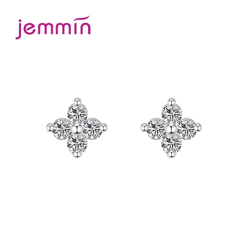 Authentic 100% 925 Sterling Silver Flower Stud Earrings for Women Girls Dazzling Zircon CZ Jewelry Anniversary Gift
Authentic 100% 925 Sterling Silver Flower Stud Earrings for Women Girls Dazzling Zircon CZ Jewelry Anniversary Gift