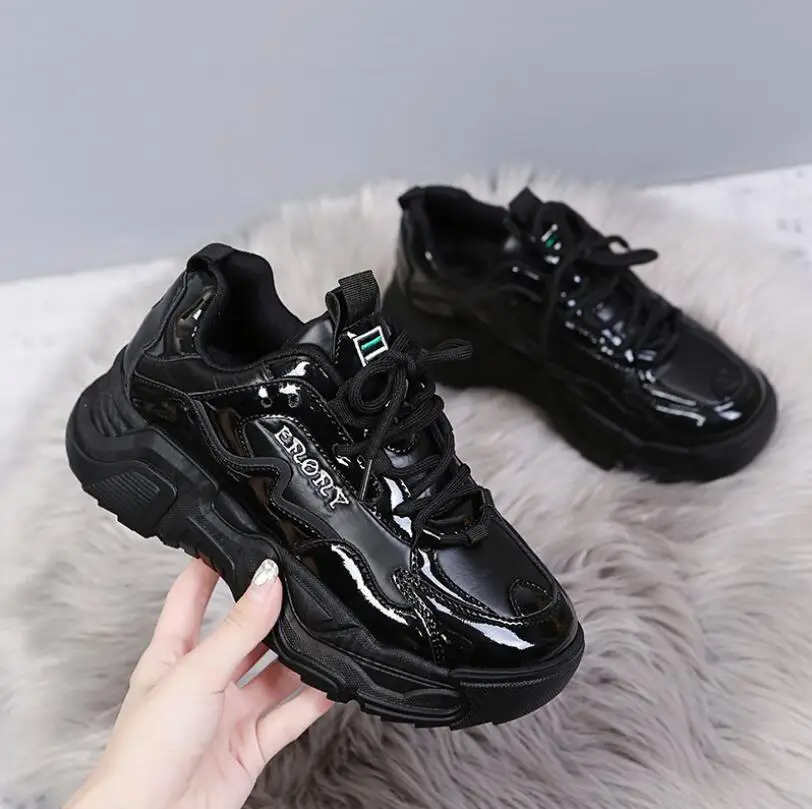 2021 Running Shoes Women Dad Sport Sneakers Black 2021 Spring Autumn Fashion Female Wedge Jogging Shoes Woman Platform Sneakers
2021 Running Shoes Women Dad Sport Sneakers Black 2021 Spring Autumn Fashion Female Wedge Jogging Shoes Woman Platform Sneakers