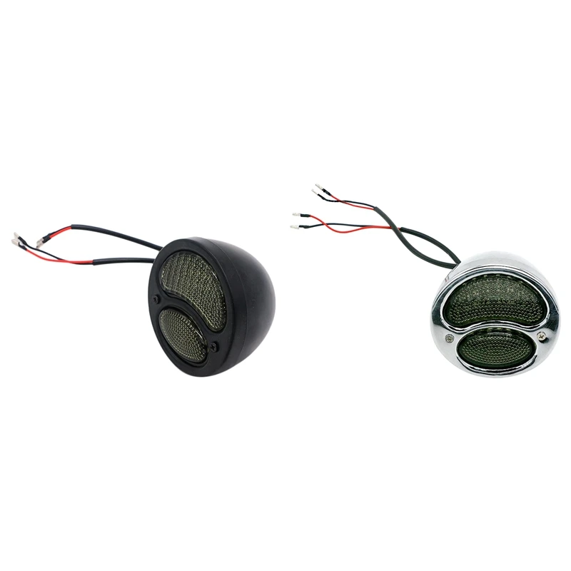 12V Dual Lamp Motorcycle Tail Light Retro Tail Light Conversion Round Brake Light for Cruise Cafe Racer
12V Dual Lamp Motorcycle Tail Light Retro Tail Light Conversion Round Brake Light for Cruise Cafe Racer