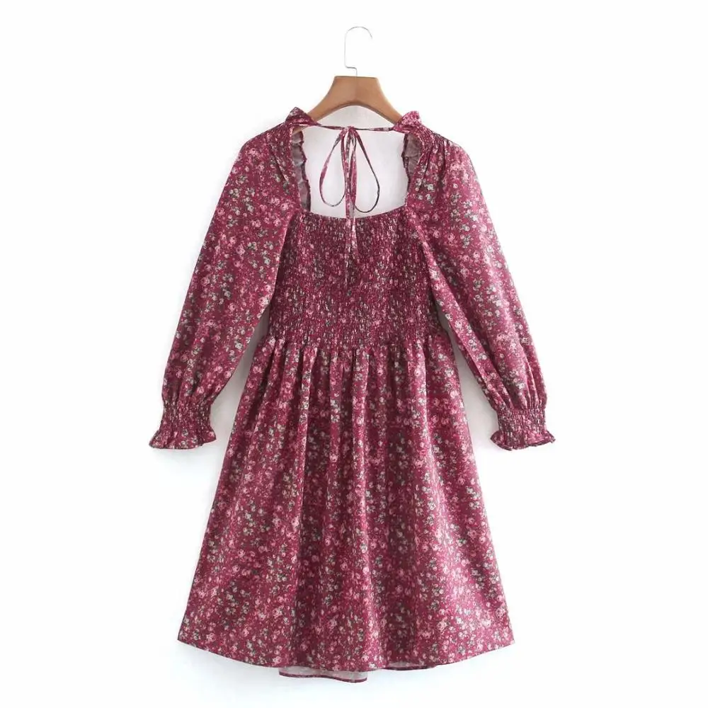 Женское платье Za, винтажное свободное осеннее платье с цветочным принтом, с длинным рукавом, квадратным воротником, с бантом, а-силуэт, Сексу...
Женское платье Za, винтажное свободное осеннее платье с цветочным принтом, с длинным рукавом, квадратным воротником, с бантом, а-силуэт, Сексу...