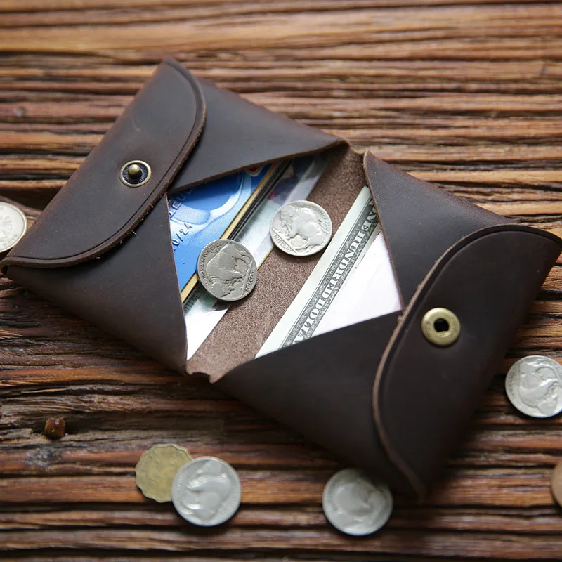 Vintage Men's Short Crazy Horse Leather Wallets Contracted Card Holder Bag Men Hasp Coin Purse 100% Genuine Leather Small Wallet
Vintage Men's Short Crazy Horse Leather Wallets Contracted Card Holder Bag Men Hasp Coin Purse 100% Genuine Leather Small Wallet