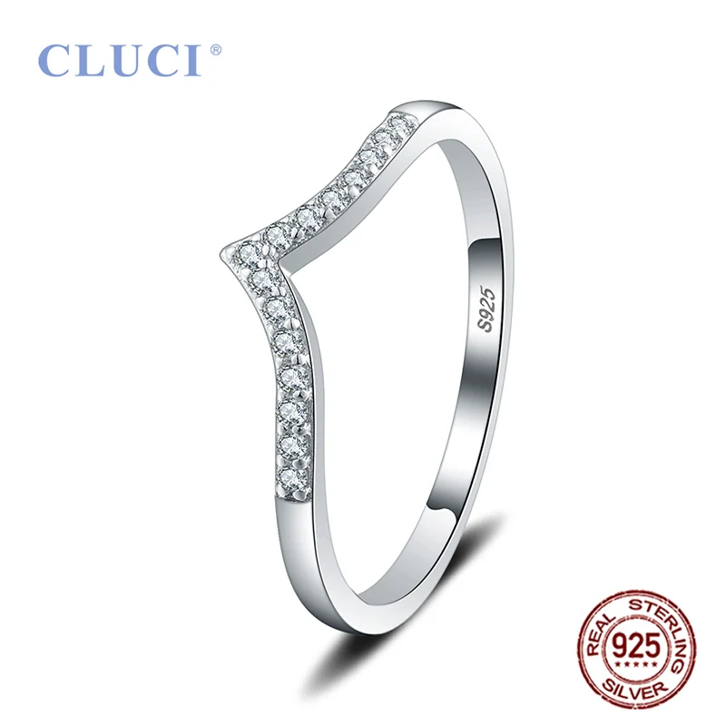 CLUCI Simple Style 925 Sterling Silver Wedding Ring For Women Mini Zirconia Fine Jewelry 6/7/8/9/10 Size Hot Sale DR1015SB
CLUCI Simple Style 925 Sterling Silver Wedding Ring For Women Mini Zirconia Fine Jewelry 6/7/8/9/10 Size Hot Sale DR1015SB