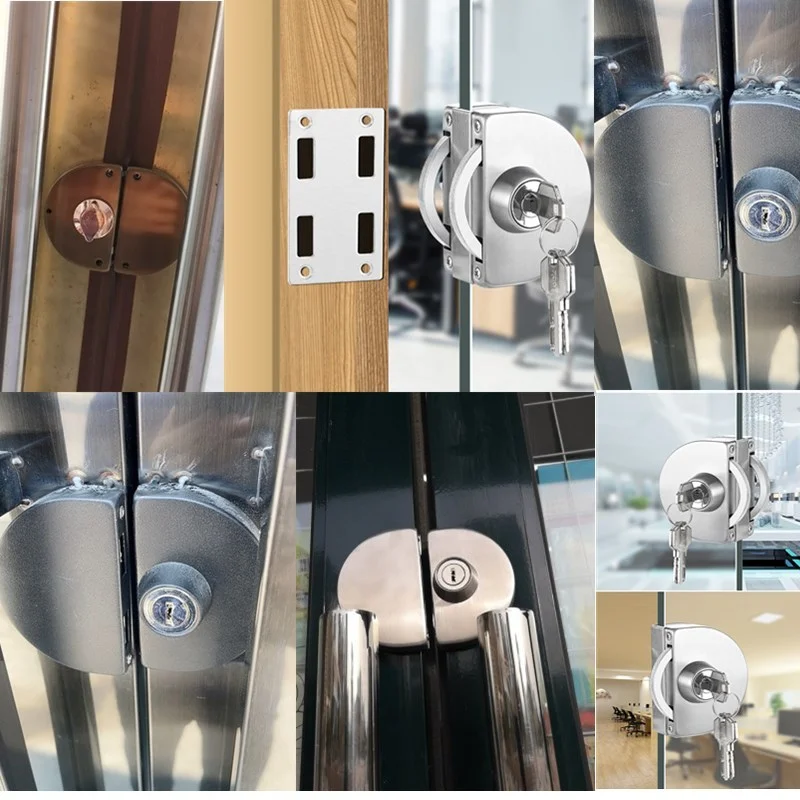 1Pc Stainless Double Open Glass Door Lock Anti-theft Steel Double Bolt Sliding Door Lock Hotel Office Glass Safety Door Hardware
1Pc Stainless Double Open Glass Door Lock Anti-theft Steel Double Bolt Sliding Door Lock Hotel Office Glass Safety Door Hardware