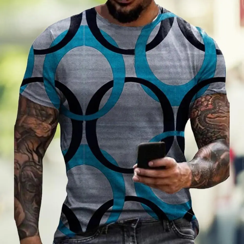 High Quality Pullover O-neck Summer T-shirt Digital Print Slim Men Short Sleeve Round Neck Top for Dating Comfortable Clothing
High Quality Pullover O-neck Summer T-shirt Digital Print Slim Men Short Sleeve Round Neck Top for Dating Comfortable Clothing