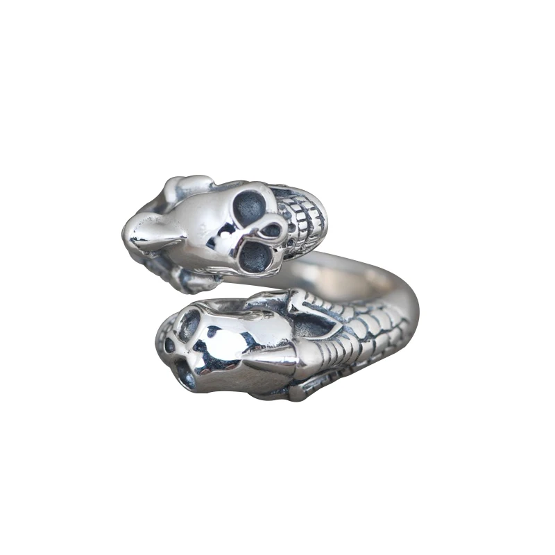 Gothic 925 Sterling Silver Skull and Eagle Claw Ring for Men,Open and Adjustable
Gothic 925 Sterling Silver Skull and Eagle Claw Ring for Men,Open and Adjustable
