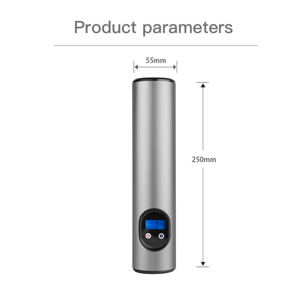 12V 150PSI Portable Air Pump Tire Inflator Handheld Air Compressor for Car Bicycle Ball Car Automobile Supplies Accessaries
12V 150PSI Portable Air Pump Tire Inflator Handheld Air Compressor for Car Bicycle Ball Car Automobile Supplies Accessaries