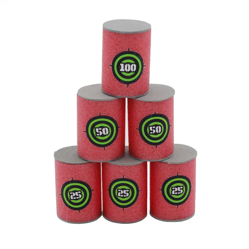 6PCS Foam Drink Bottle Bullet Training Supplies Toy Targets Shot Dart Set for Fixed Elite Games Soft Annex Toys
6PCS Foam Drink Bottle Bullet Training Supplies Toy Targets Shot Dart Set for Fixed Elite Games Soft Annex Toys