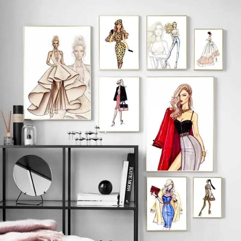 Modern Fashion Model Woman Figure Wall Art Nordic Canvas Painting Home Decor For Living Room Posters and Prints Wall Pictures
Modern Fashion Model Woman Figure Wall Art Nordic Canvas Painting Home Decor For Living Room Posters and Prints Wall Pictures