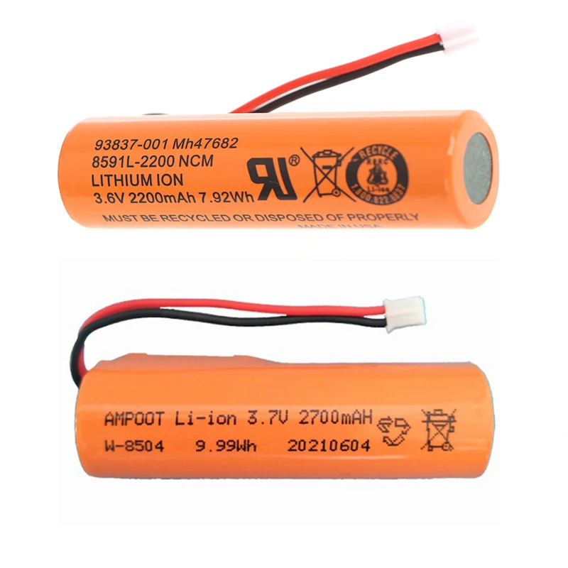 3.6V 2200mAh/3.7V 2700mAh Electric Hair Clipper Accessory Part Barber Battery For WAHL 8591/8148
3.6V 2200mAh/3.7V 2700mAh Electric Hair Clipper Accessory Part Barber Battery For WAHL 8591/8148