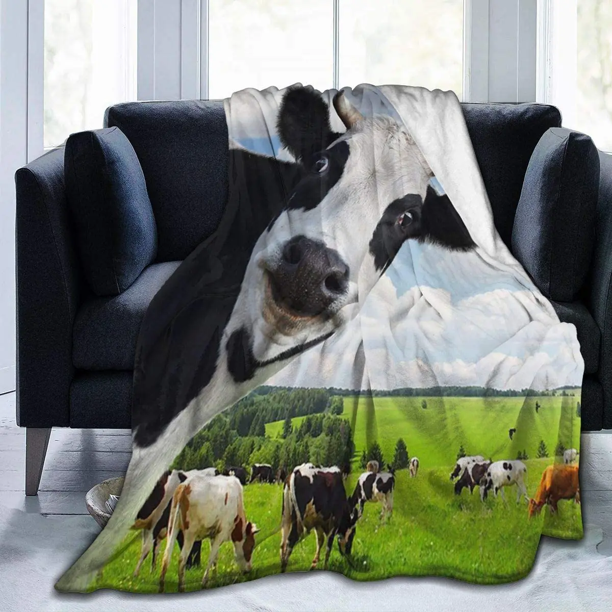 Delerain Cow Soft Throw Blanket Lightweight Flannel Fleece Blanket for Couch Bed Sofa Travelling Camping
Delerain Cow Soft Throw Blanket Lightweight Flannel Fleece Blanket for Couch Bed Sofa Travelling Camping