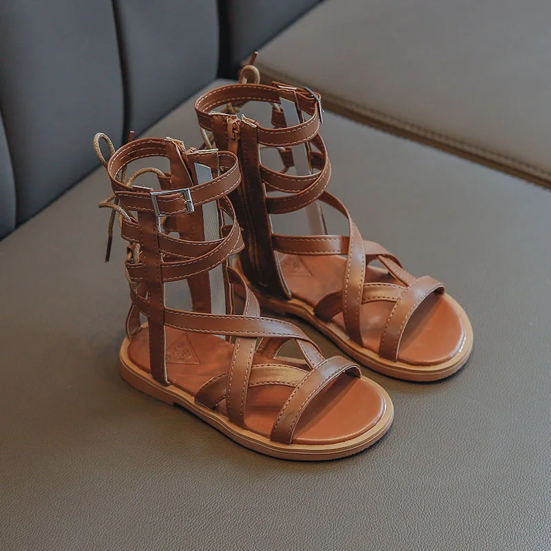 26-36 Spring Summer Children Shoes For Girl Boy 2021 New Casual Fashion Gladiator Active Kid Baby Toddler Leather Sandles
26-36 Spring Summer Children Shoes For Girl Boy 2021 New Casual Fashion Gladiator Active Kid Baby Toddler Leather Sandles