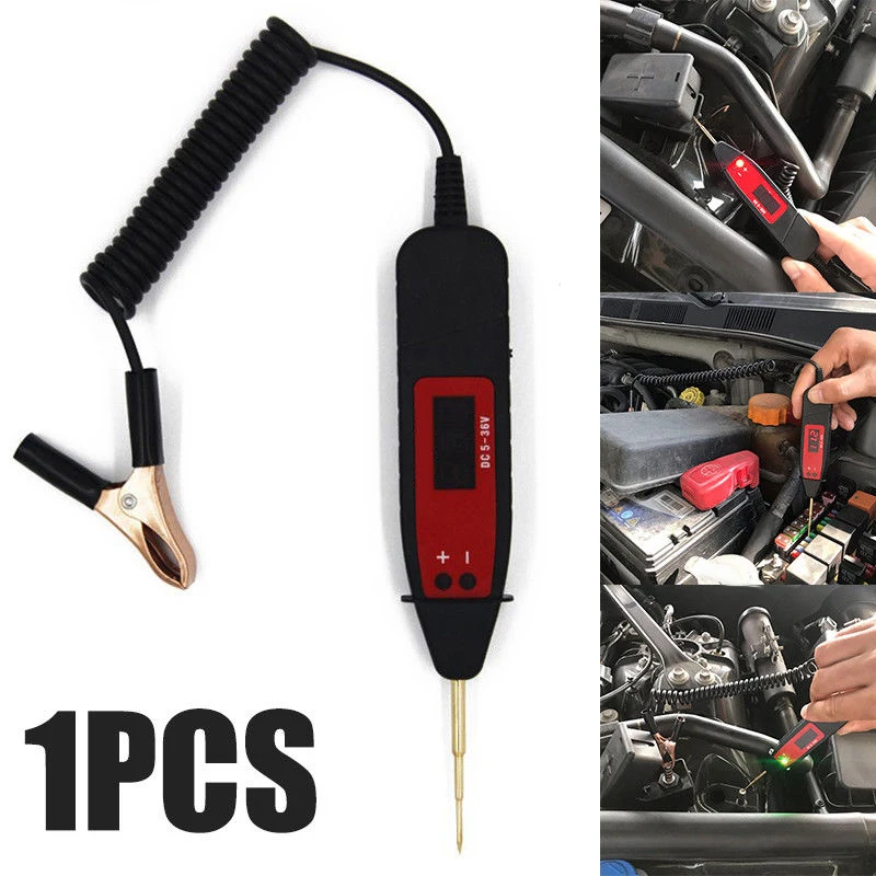 Digital Electric Car Fuse Circuit Probe Tester DC 3V-36V Voltmeter Indicator Pens
Digital Electric Car Fuse Circuit Probe Tester DC 3V-36V Voltmeter Indicator Pens
