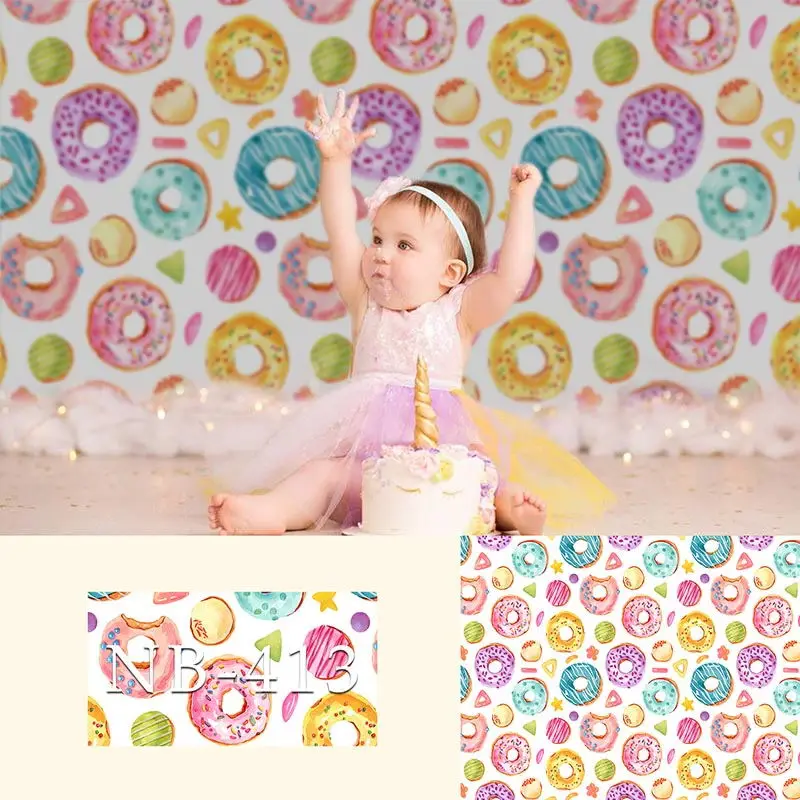 Cake Smash Photo Backdrop Donuts Baby Shower Birthday Party Banner Newborn Portrait Photography Background
Cake Smash Photo Backdrop Donuts Baby Shower Birthday Party Banner Newborn Portrait Photography Background