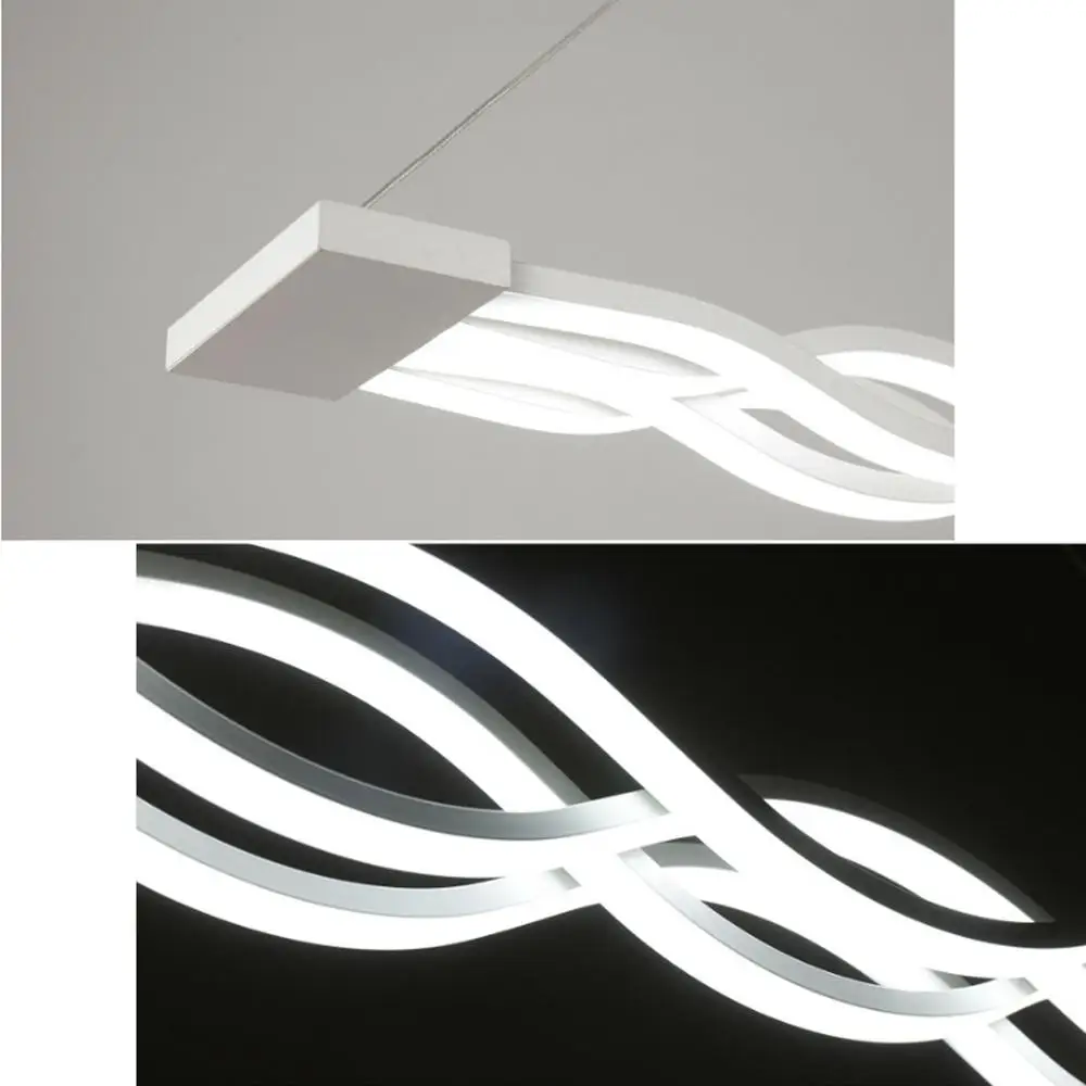 Yonntech 80W kitchen pendant lamp Wave design modern dining room Study Room pendant light luminaire bar
Yonntech 80W kitchen pendant lamp Wave design modern dining room Study Room pendant light luminaire bar