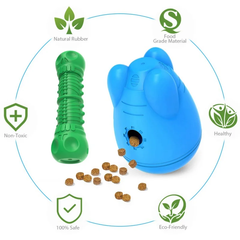 Treat Dispensing Dog Toys Interactive, Wobble Dog Puzzle Toys For Large Medium Dogs - IQ Dog Treat Ball, Dog Food Dispenser Toy
Treat Dispensing Dog Toys Interactive, Wobble Dog Puzzle Toys For Large Medium Dogs - IQ Dog Treat Ball, Dog Food Dispenser Toy