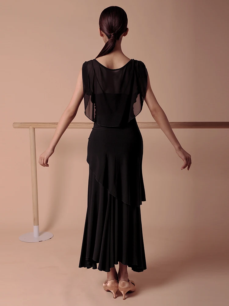 ZYMdancestyle Spinning Ballroom Maxi Dress ZYM20303H Women Latin Dance Practice Wear New Fashion Sleeveless Mesh Gauze With Bra
ZYMdancestyle Spinning Ballroom Maxi Dress ZYM20303H Women Latin Dance Practice Wear New Fashion Sleeveless Mesh Gauze With Bra