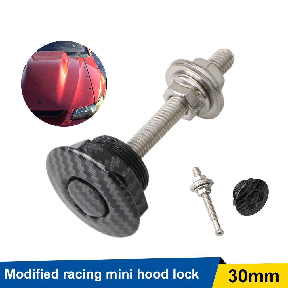 2PCS Aluminum Pin Lock Puch Button Clip Bumper Latch Auto Accessories Universal Quick Release Latch Car Hood Pin Carbon Fiber
2PCS Aluminum Pin Lock Puch Button Clip Bumper Latch Auto Accessories Universal Quick Release Latch Car Hood Pin Carbon Fiber