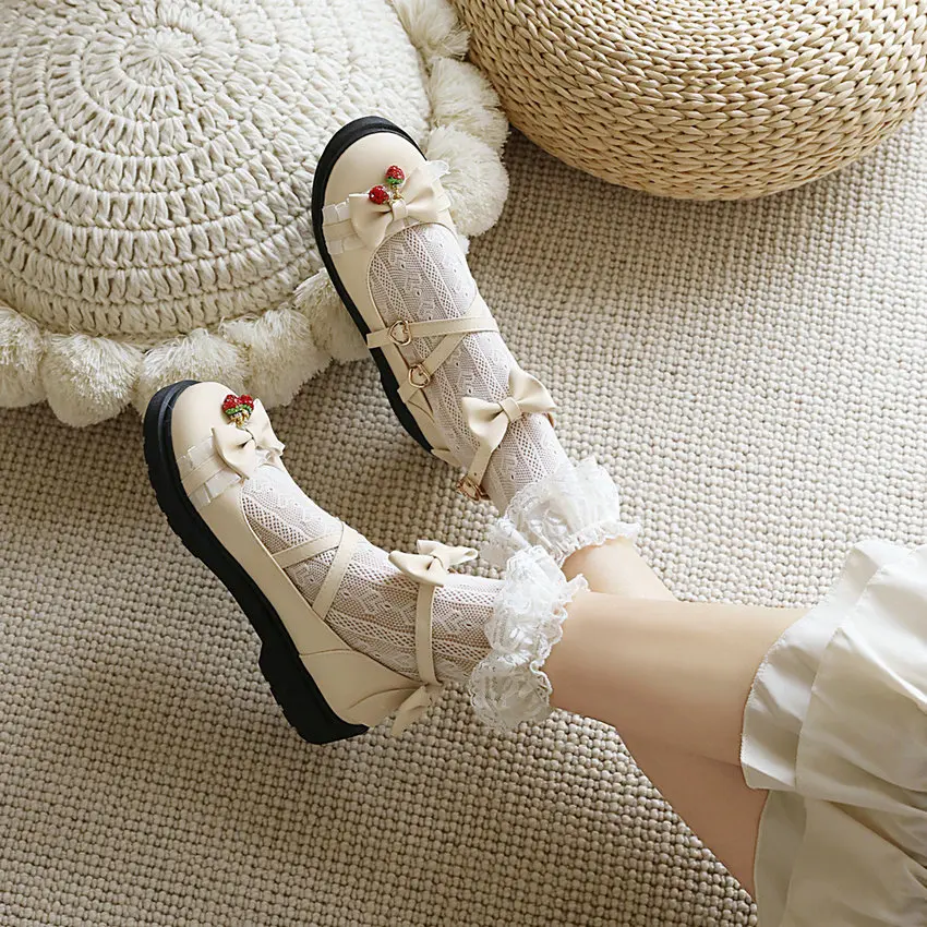 QUTAA 2021 PU Cross Buckle Women Shoes Bowknot Round Toe Mary Janes Female Pumps New Spring Sweet Style Square Heels Size 34-43
QUTAA 2021 PU Cross Buckle Women Shoes Bowknot Round Toe Mary Janes Female Pumps New Spring Sweet Style Square Heels Size 34-43