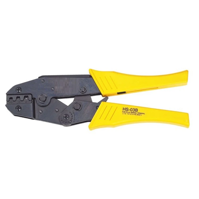 HS-03B Wire Crimping Pliers Capacity 1.5-6Mm² 15-10AWG For Non-Insulated Tabs And Receptacles Self-Adjusting Hand Tools
HS-03B Wire Crimping Pliers Capacity 1.5-6Mm² 15-10AWG For Non-Insulated Tabs And Receptacles Self-Adjusting Hand Tools