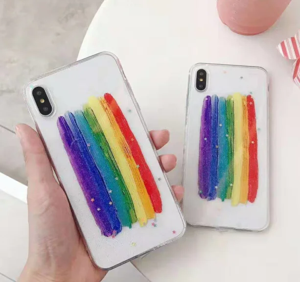 Фото Цветной Блестящий ТПУ чехол для телефона Gimfun IPhone 12 Promax 11 Pro X Xr Xsmax 7 6 8 Plus милый