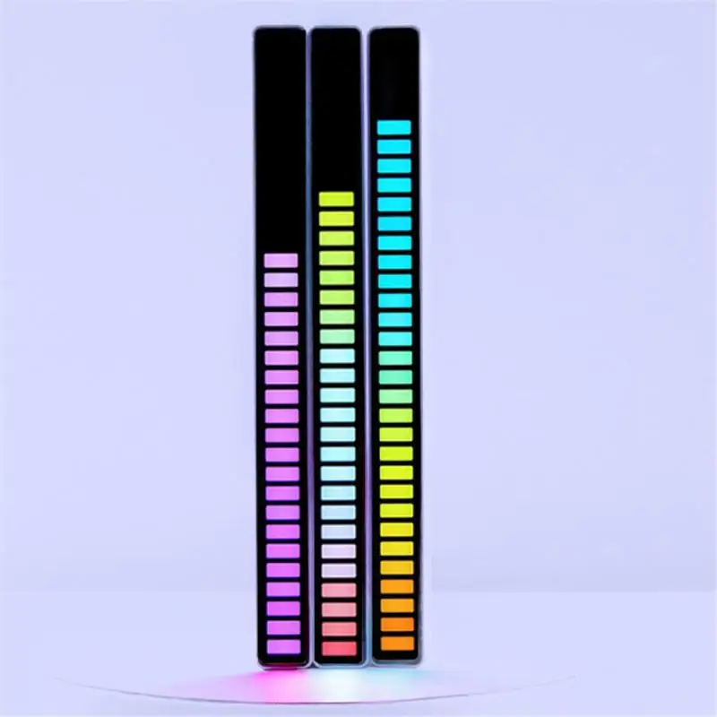 Car Decorative Lamps Lights Strip Voice-activated Rhythm Light Stick 32-Bit RGB Audio Spectrum Bar Pickup Ambient DJ LED Display
Car Decorative Lamps Lights Strip Voice-activated Rhythm Light Stick 32-Bit RGB Audio Spectrum Bar Pickup Ambient DJ LED Display
