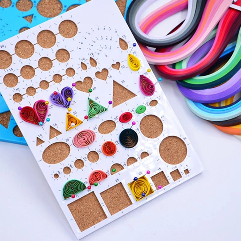 

1PC Quilling board Cork board Template Paper Quilling Tool Paper-scrolling Filigree Mosaic Quilling DIY Carft Paper