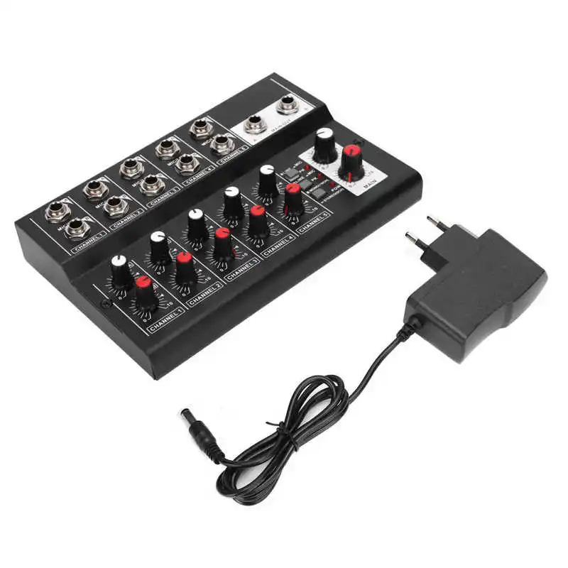Subwoofer 100-240V Portable Multifunctional Five-Channel Stereo Audio Sound Mixer Compact EU Plug
Subwoofer 100-240V Portable Multifunctional Five-Channel Stereo Audio Sound Mixer Compact EU Plug