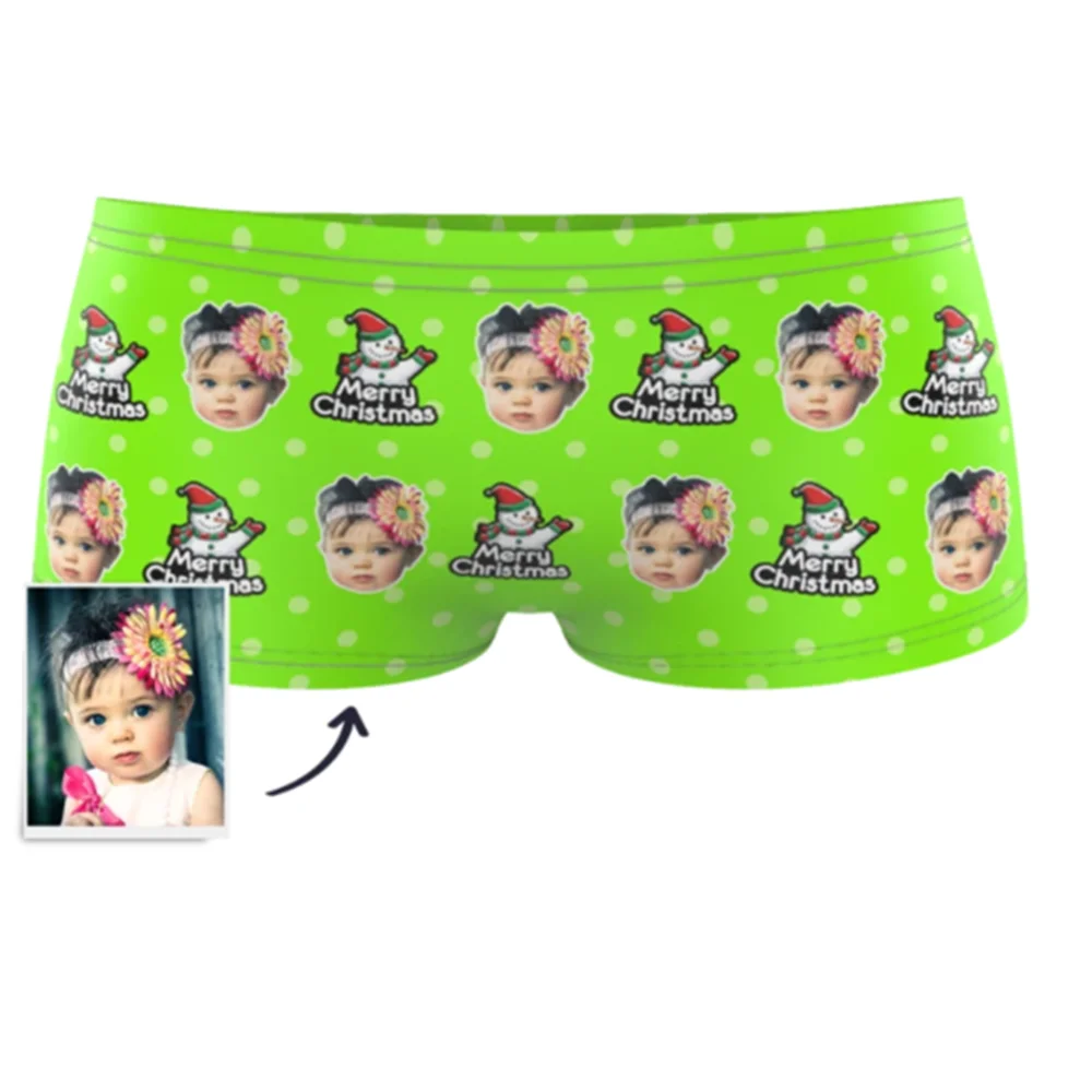 kids Colorful funny Boxer Briefs printed Face photo custom boys girls Christmas Snowman Underwear Panties birthday baptism gift
kids Colorful funny Boxer Briefs printed Face photo custom boys girls Christmas Snowman Underwear Panties birthday baptism gift