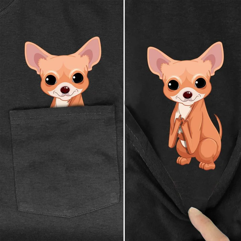 CLOOCL Funny Cotton T-Shirt Fashion Chihuahua Pocket 3D Printed Tshirt Men Women Casual Shirts Funny Hip Hop Cotton Black Tees
CLOOCL Funny Cotton T-Shirt Fashion Chihuahua Pocket 3D Printed Tshirt Men Women Casual Shirts Funny Hip Hop Cotton Black Tees