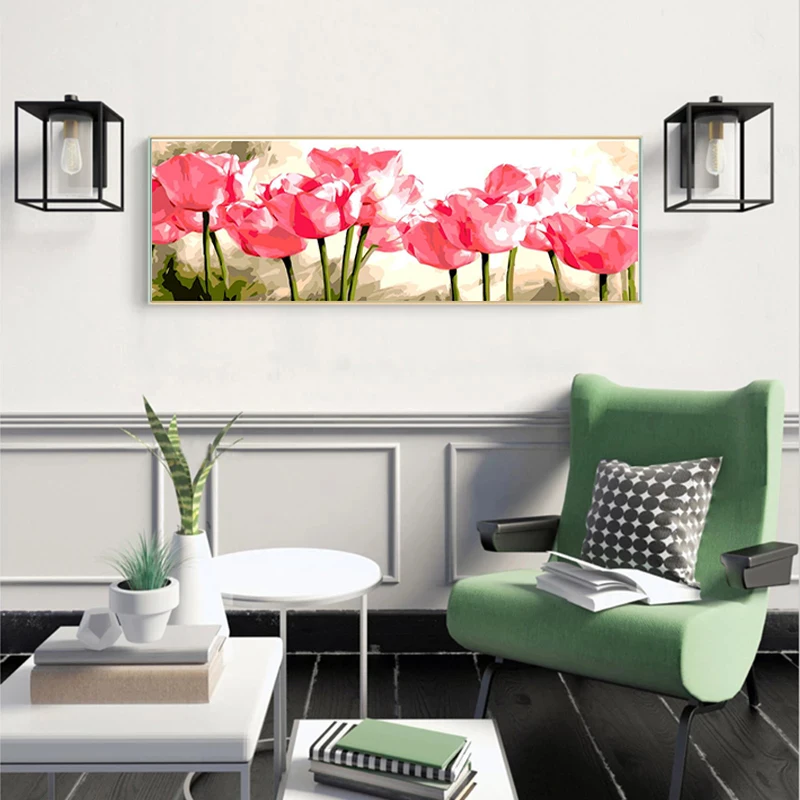RUOPOTY Framed Paint By Numbers Pink Flowers For Adults Children On canvas Oil Painting Handpainted Unique Gift Home Decor
RUOPOTY Framed Paint By Numbers Pink Flowers For Adults Children On canvas Oil Painting Handpainted Unique Gift Home Decor