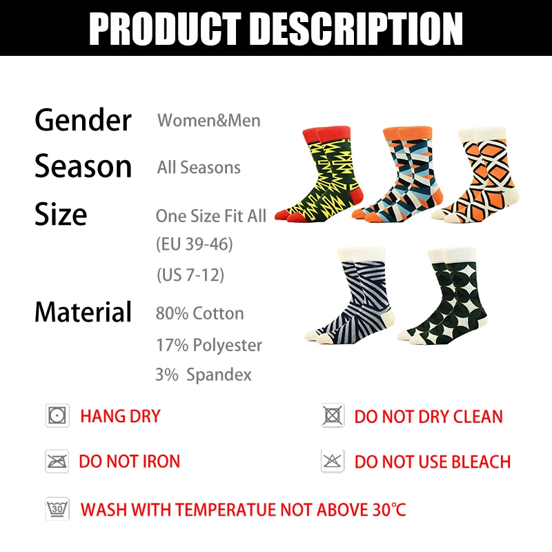 The High Quality Men Socks Funny Diamond Stripe The Puzzle Happy Colorful Novelty A Gentleman Leisure Skateboard Cotton Socks
The High Quality Men Socks Funny Diamond Stripe The Puzzle Happy Colorful Novelty A Gentleman Leisure Skateboard Cotton Socks