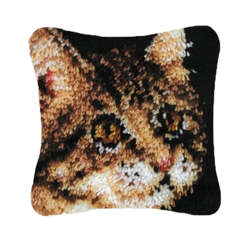 Latch Hook Cushion Yarn for Cushion Cover Pillow Case Sofa Cushion Printed Canvas Home Decorative Pillow Animal Cat
Latch Hook Cushion Yarn for Cushion Cover Pillow Case Sofa Cushion Printed Canvas Home Decorative Pillow Animal Cat