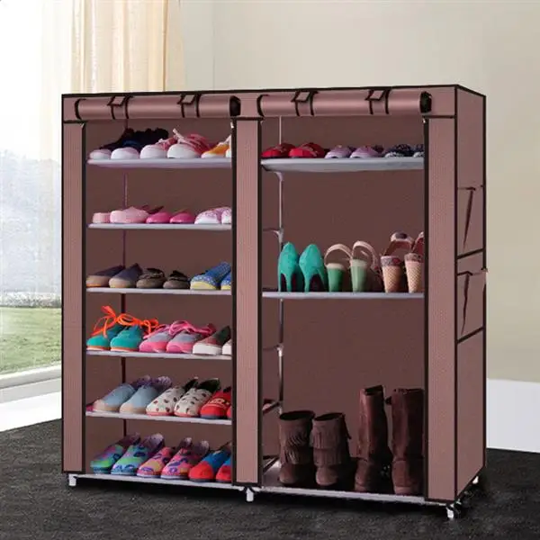 Double Row 9-compartment Non-woven Shoe Cabinet Household Boots Storage Case Home Accessories Organizer
Double Row 9-compartment Non-woven Shoe Cabinet Household Boots Storage Case Home Accessories Organizer