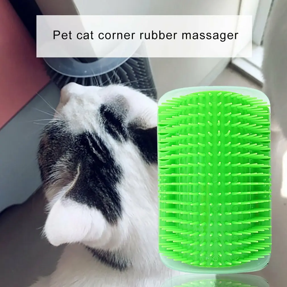 Pet Products For Cats Brush Corner Cat Massage Self Groomer Comb Brush With Catnip Cat rubs the face a tickling comb
Pet Products For Cats Brush Corner Cat Massage Self Groomer Comb Brush With Catnip Cat rubs the face a tickling comb