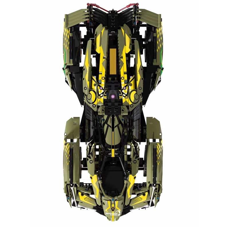 Mechanical Technology Series Electric Remote Control V12 Green Bull Concept Cars Supercar Building Blocks Bricks Toys Gift
Mechanical Technology Series Electric Remote Control V12 Green Bull Concept Cars Supercar Building Blocks Bricks Toys Gift