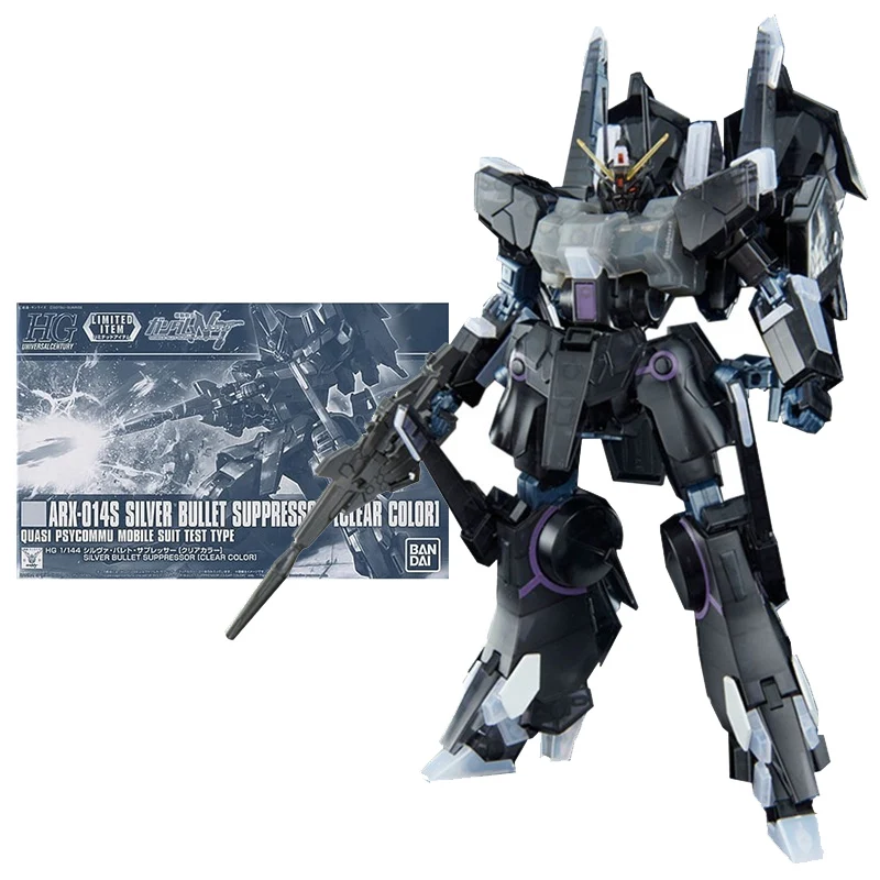 Bandai Gundam Model Kit Anime Figure HG ARX-014S Silver Bullet Suppressor Genuine Gunpla Anime Action Figure Toys for Children
Bandai Gundam Model Kit Anime Figure HG ARX-014S Silver Bullet Suppressor Genuine Gunpla Anime Action Figure Toys for Children
