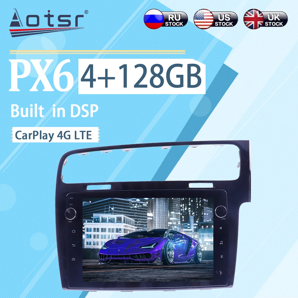 4+128GB For Volkswagen Golf RHD 2014 - 2018 Android 10 WIFI Carplay Car Multimedia Radio Player GPS Navigation Stereo Player
4+128GB For Volkswagen Golf RHD 2014 - 2018 Android 10 WIFI Carplay Car Multimedia Radio Player GPS Navigation Stereo Player