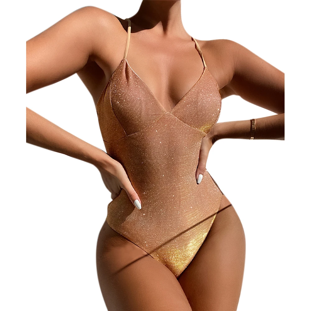 One Piece Suits Sequins Swimwear Summer Swimming Clohging Beach V Neck Women Monokini Female Sexy Swimsuits
One Piece Suits Sequins Swimwear Summer Swimming Clohging Beach V Neck Women Monokini Female Sexy Swimsuits