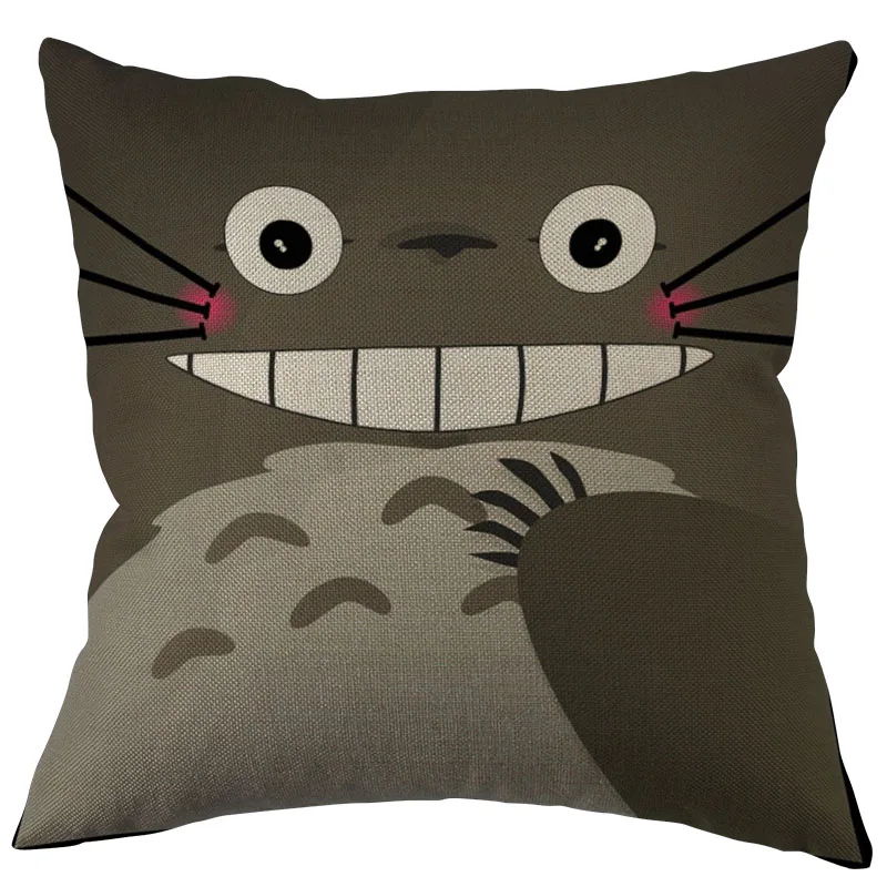 Japanese Anime Totoro Pillow Covers Cases Cotton Linen Zippered Square Decorative Pillowcase Outdoor, Office, Home Cushion
Japanese Anime Totoro Pillow Covers Cases Cotton Linen Zippered Square Decorative Pillowcase Outdoor, Office, Home Cushion