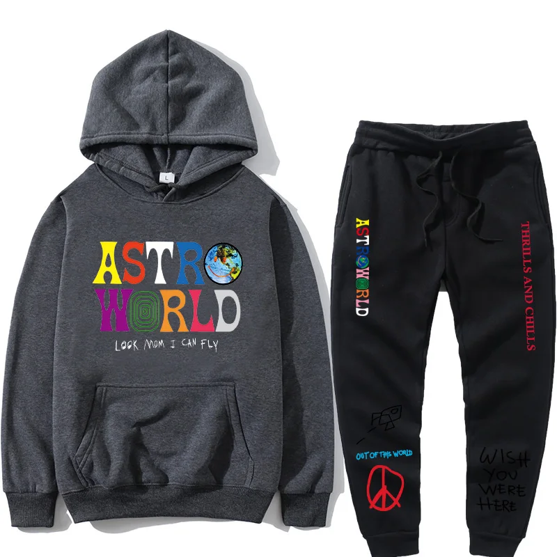 TRAVIS SCOTT ASTROWORLD hope you are here HOODIES fashion letters ASTROWORLD HOODIE streetwear + pants men's pullover sweatshirt
TRAVIS SCOTT ASTROWORLD hope you are here HOODIES fashion letters ASTROWORLD HOODIE streetwear + pants men's pullover sweatshirt